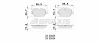 AA0133 BRAXIS Комплект тормозных колодок, дисковый тормоз