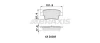 AA0256 BRAXIS Комплект тормозных колодок, дисковый тормоз