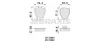 AA0492 BRAXIS Комплект тормозных колодок, дисковый тормоз