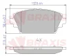 AA0644 BRAXIS Комплект тормозных колодок, дисковый тормоз
