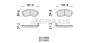 AB0154 BRAXIS Комплект тормозных колодок, дисковый тормоз