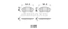 AB0372 BRAXIS Комплект тормозных колодок, дисковый тормоз