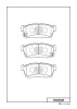 D0045M MK KASHIYAMA Комплект тормозных колодок, дисковый тормоз