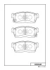 D0054M MK KASHIYAMA Комплект тормозных колодок, дисковый тормоз