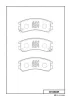 D1066M MK KASHIYAMA Комплект тормозных колодок, дисковый тормоз