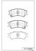 D11109MH MK KASHIYAMA Комплект тормозных колодок, дисковый тормоз