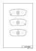 D11133M MK KASHIYAMA Комплект тормозных колодок, дисковый тормоз
