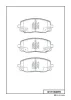 D11154MH MK KASHIYAMA Комплект тормозных колодок, дисковый тормоз