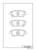 D11318MH MK KASHIYAMA Комплект тормозных колодок, дисковый тормоз