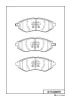 D11348MH MK KASHIYAMA Комплект тормозных колодок, дисковый тормоз
