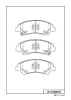 D11358MH MK KASHIYAMA Комплект тормозных колодок, дисковый тормоз