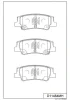D11484MH MK KASHIYAMA Комплект тормозных колодок, дисковый тормоз