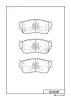 D1215M MK KASHIYAMA Комплект тормозных колодок, дисковый тормоз