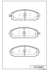 D1218MH MK KASHIYAMA Комплект тормозных колодок, дисковый тормоз