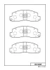 D2148M MK KASHIYAMA Комплект тормозных колодок, дисковый тормоз