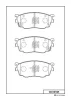 D3101M MK KASHIYAMA Комплект тормозных колодок, дисковый тормоз