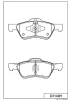 D3149H MK KASHIYAMA Комплект тормозных колодок, дисковый тормоз