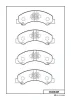 D4064M MK KASHIYAMA Комплект тормозных колодок, дисковый тормоз