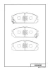 D5022M MK KASHIYAMA Комплект тормозных колодок, дисковый тормоз