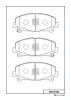 D5171M MK KASHIYAMA Комплект тормозных колодок, дисковый тормоз