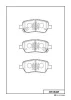 D5184M MK KASHIYAMA Комплект тормозных колодок, дисковый тормоз