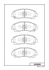 D5206M MK KASHIYAMA Комплект тормозных колодок, дисковый тормоз