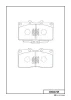 D6047M MK KASHIYAMA Комплект тормозных колодок, дисковый тормоз