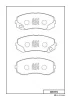 D6115 MK KASHIYAMA Комплект тормозных колодок, дисковый тормоз