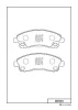 D6131 MK KASHIYAMA Комплект тормозных колодок, дисковый тормоз
