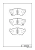 D7023M MK KASHIYAMA Комплект тормозных колодок, дисковый тормоз
