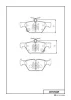 D7078M MK KASHIYAMA Комплект тормозных колодок, дисковый тормоз