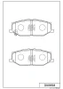 D9085M MK KASHIYAMA Комплект тормозных колодок, дисковый тормоз