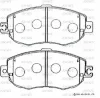 A1N055 ADVICS Комплект тормозных колодок, дисковый тормоз