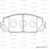 A1N155 ADVICS Комплект тормозных колодок, дисковый тормоз