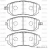 F1N042 ADVICS Комплект тормозных колодок, дисковый тормоз
