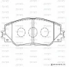 SN135 ADVICS Комплект тормозных колодок, дисковый тормоз