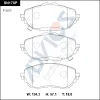 SN178P ADVICS Комплект тормозных колодок, дисковый тормоз