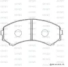 SN281P ADVICS Комплект тормозных колодок, дисковый тормоз