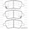 SN436P ADVICS Комплект тормозных колодок, дисковый тормоз