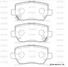 SN439P ADVICS Комплект тормозных колодок, дисковый тормоз