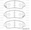 SN444P ADVICS Комплект тормозных колодок, дисковый тормоз