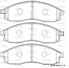 SN565P ADVICS Комплект тормозных колодок, дисковый тормоз