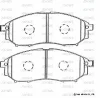 SN583P ADVICS Комплект тормозных колодок, дисковый тормоз