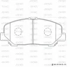 SN695 ADVICS Комплект тормозных колодок, дисковый тормоз