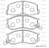 SN758P ADVICS Комплект тормозных колодок, дисковый тормоз