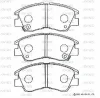 SN776P ADVICS Комплект тормозных колодок, дисковый тормоз