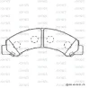 SN881 ADVICS Комплект тормозных колодок, дисковый тормоз