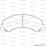 SN904 ADVICS Комплект тормозных колодок, дисковый тормоз