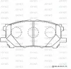 SN907 ADVICS Комплект тормозных колодок, дисковый тормоз