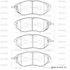 SN916P ADVICS Комплект тормозных колодок, дисковый тормоз